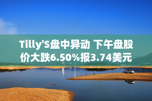 Tilly'S盘中异动 下午盘股价大跌6.50%报3.74美元