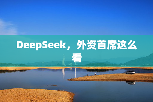 DeepSeek，外资首席这么看