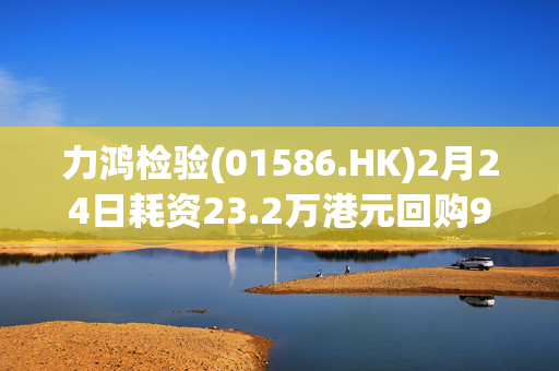 力鸿检验(01586.HK)2月24日耗资23.2万港元回购9.6万股