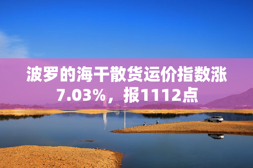 波罗的海干散货运价指数涨7.03%，报1112点