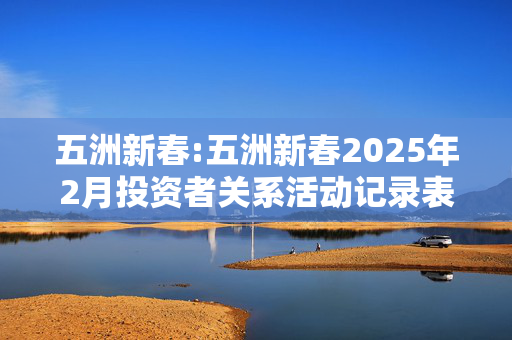 五洲新春:五洲新春2025年2月投资者关系活动记录表