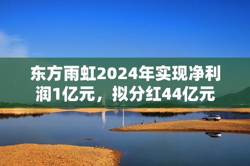 东方雨虹2024年实现净利润1亿元，拟分红44亿元