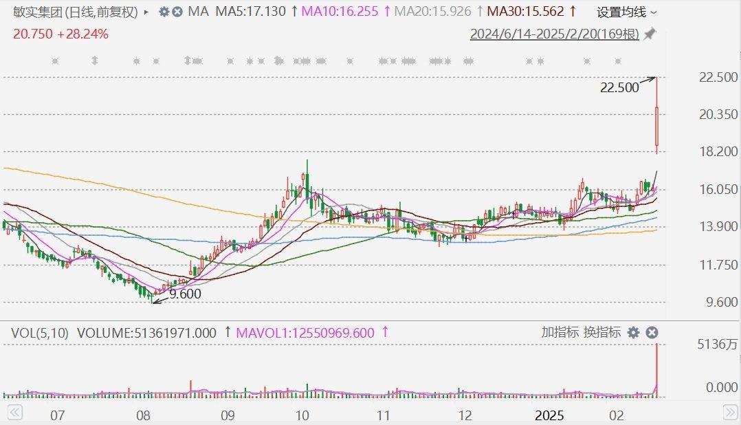 港股异动丨敏实集团一度放量飙升39%，创2023年9月以来新高